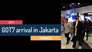 170218 GOT7 arrival in Jakarta [upl. by Anytsirk]