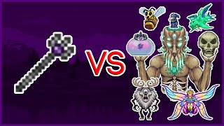 Terraria 1449  Unholy Trident vs ALL Bosses [upl. by Toombs]