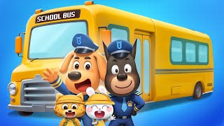 School Bus Rules  Safety Tips for Kids  Kids Cartoons  Sheriff Labrador [upl. by Leitao242]