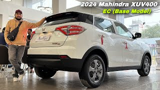 Mahindra Xuv400 Base Model 2024 Price amp Features ❤️ Best Electric Suv [upl. by Nnylarat]