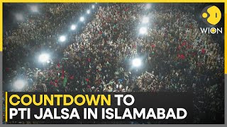 Pakistan Protest PTI Jalsa in Islamabad expected to be a major show of strength  WION [upl. by Vedi]