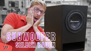 Krasser XXL Subwoofer selbstbau  Der reißt das Haus ab  1 [upl. by Asilla]