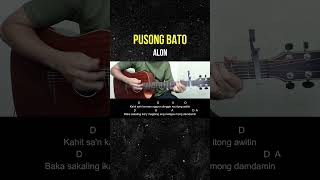 Pusong Bato  Alon  Guitar Tutorial [upl. by Eleen790]