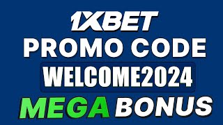 1xbet Promo Code WELCOME2024  INCREASED BONUS 1xbet promo code 2024 review [upl. by Anerbas]