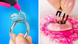 AMAZING HOT GLUE CRAFTS  DIY Jewelry and Decor Ideas [upl. by Els]