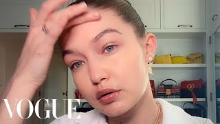 Gigi Hadid’s Guide to PostPregnancy Skin Care and Contouring  Beauty Secrets  Vogue [upl. by Bergeron]