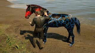 RDR 2 New Fronit wild horse caught by Author Morgan [upl. by Zweig]