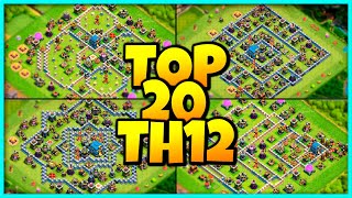 New INSANE TH12 BASE WARTROPHY Base Link 2023 Top20 in Clash of Clans  Town Hall 12 War Base [upl. by Proudman]