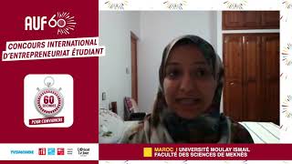 Concours entrepreneuriat étudiant  quot60 secondes pour convaincre quot  Maroc [upl. by Anastasius]