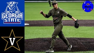 Georgia State vs 3 Vanderbilt Highlights Doubleheader Game 2  2021 College Baseball Highlights [upl. by Jariv630]