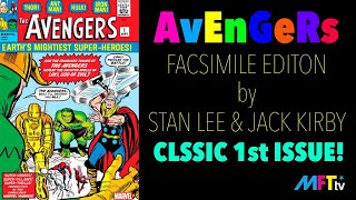 AVENGERS FACSIMILE EDITON REPRINTS 1st issue Classic By Stan Lee amp Jack Kirby [upl. by Ahsekel772]