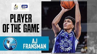 AJ Fransman SCORED DOUBLEDOUBLE for Adamson vs UST  UAAP SEASON 87 MENS BASKETBALL  HIGHLIGHTS [upl. by Daphna]