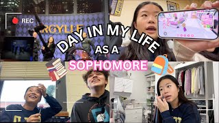 Day in my life as a SOPHOMORE in HIGHSCHOOL  vlog movie premiere grwm [upl. by Aitret]