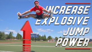 TOP 5 EXPLOSIVE PLYOMETRIC JUMP EXERCISES  Jump Higher amp Sprint Faster [upl. by Noynek661]