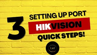 Lap4Tech  How To Setup Port HikVision NVRDVR HTTP Server PORT [upl. by Azrim551]