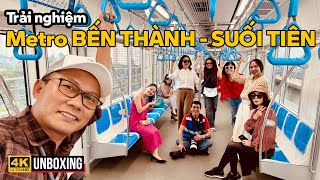 ĐI THỬ METRO BẾN THÀNH  SUỐI TIÊN TÀU ÊM CƠ SỞ VẬT CHẤT NHÀ GA TUYỆT ĐẸP VÀ XỊN XÒ [upl. by Frants]