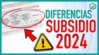 Diferencias en SUBSIDIO PARA EL EMPLEO 2024 SAT [upl. by Megen]