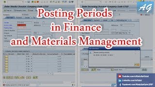 SAP S4HANA Posting Periods in FI and MM [upl. by Adnocahs894]