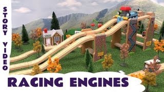 Thomas And Friends Wooden Racing Track Story [upl. by Xenophon]