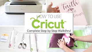 How to use Cricut Cutting Machines For Beginners [upl. by Carlin]