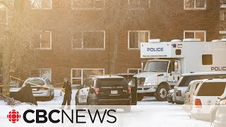 2 Edmonton police officers killed while responding to family dispute chief [upl. by Eemaj493]