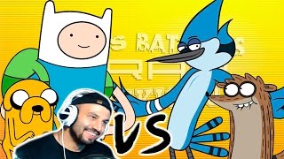 Finn el Humano vs Mordecai Épicas Batallas de Rap del Frikismo  Video Reaccion  Keyblade [upl. by Diannne840]