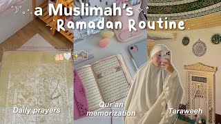 Ramadan Routine 2024🌙 productive and motivating balancing deen and dunya [upl. by Ahsirtap]