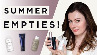 Summer Makeup and Haircare EMPTIES  Dr Sam Bunting [upl. by Elspeth]