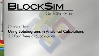 BlockSim 8 Quick Start Guide Chapter 33 Fault Trees as Subdiagrams [upl. by Ahselak]