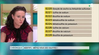 Additifs  méfiezvous des sulfites   Le Magazine de la santé [upl. by Etnwahs]