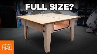 Hiding a Ping Pong Table in a Gaming Table [upl. by Fraser]