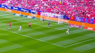 Vinicius Junior Goal vs Osasuna at Estadio El Sadar Osasuna vs Real Madrid LaLiga 2024 [upl. by Derman381]