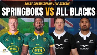 SPRINGBOKS VS ALL BLACKS LIVE  South Africa vs New Zealand Live Commentary amp Watchalong [upl. by Wichman]