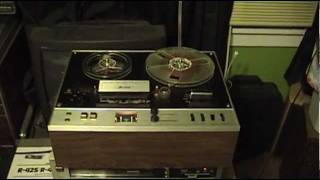 Allied Radio TD1099 ReeltoReel Tape Deck [upl. by Htederem]