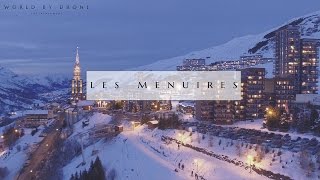 LES MENUIRES  by drone [upl. by Iain985]