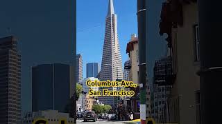 Cokunbus Ave San Francisco usa sanfrancisco california sunny joy transamerica amazing [upl. by Owens]