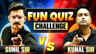 Sunil Sir vs Kunal Sir  Live Fun Quiz Menti Challenge 🔥 [upl. by Gard691]