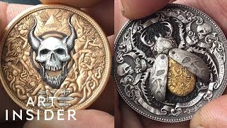 Coins Have Hidden Booby Traps And Secret Levers  Insider Art [upl. by Barbi995]