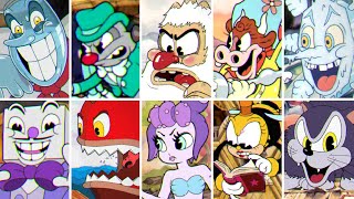 Cuphead  DLC  All Bosses with Ms Chalice No Damage [upl. by Louls]