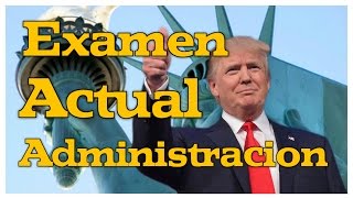 EXAMEN DE CIUDADANIA AMERICANA PREGUNTAS DE LA ENTREVISTA NUEVA ADMINISTRACION DE DONALD TRUMP [upl. by Walls987]