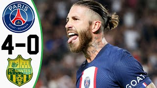 PSG vs FC Nantes 40 All Goals amp Extended Highlights HD [upl. by Regdirb256]