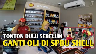 ganti oli di spbu shell  Dijamin ORI   motovlog nmax [upl. by Occer]