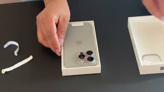 Iphone 16 pro unboxing with screen protector and case [upl. by Aicinat]