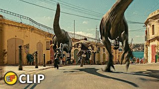 Atrociraptors Chase Scene Part 2  Jurassic World Dominion 2022 Movie Clip HD 4K [upl. by Hubing]