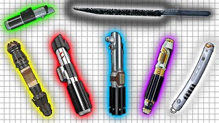 Every Lightsaber Color EXPLAINED [upl. by Aelaza101]