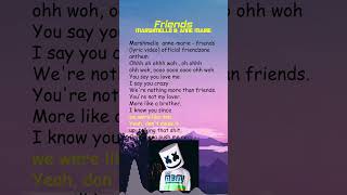 Marshmello amp AnneMarie  FRIENDS Music Video OFFICIAL FRIENDZONE ANTHEM shorts [upl. by Ahsayn]