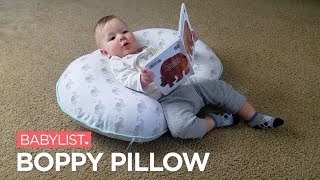 Boppy Pillow Review  Babylist [upl. by Llejk]