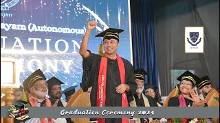 Graduation Ceremony Speech at the CMS College in Kerala India on December 2024 [upl. by Eicart]