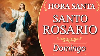 HORA SANTA rezando el SANTO ROSARIO❤️  DOMINGO  MISTERIOS GLORIOSOS [upl. by Armilda841]