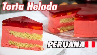 🔥Como PREPARAR una TORTA HELADA PERUANA 🇵🇪  Paso a Paso ✅  Victoria Abanto [upl. by Akenit]